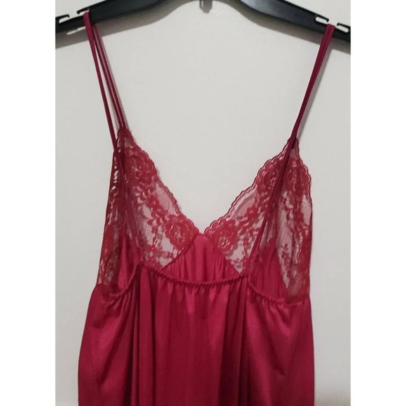 VTG Fuchsia Pink Maxi Gown & Sheer Robe - Picture 10 of 12